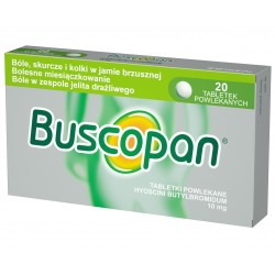 Buscopan 0,01 g, 20 tabletek