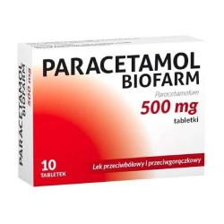 Paracetamol Biofarm, 10 tabl.