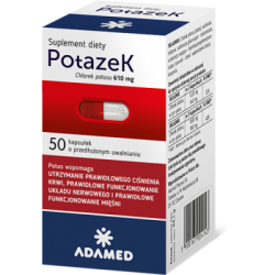 Potazek 0,61 g, 50 kapsułek