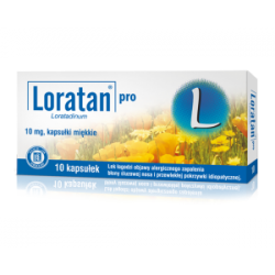 Loratan pro 0,01g, 10 kapsułek