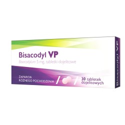 Bisacodyl 5 mg, 30 tabletek