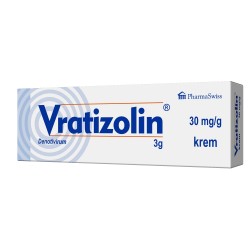 Vratizolin krem 0,03 g/g, 3 g