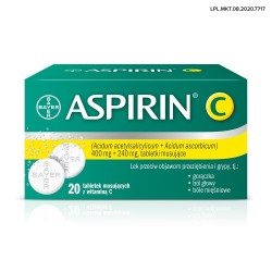 Aspirin C, 20 tabletek