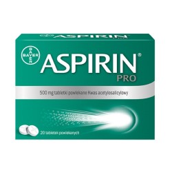 Aspirin Pro 0,5 g, 20 tabletek