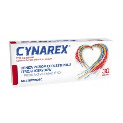 Cynarex 250 mg, 30 tabletek