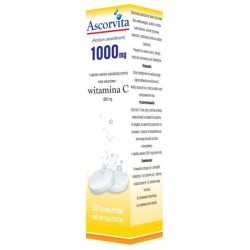 Ascorvita 1 g, 20 tabletek