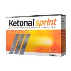 Ketonal Sprint 0,025 g, 12...