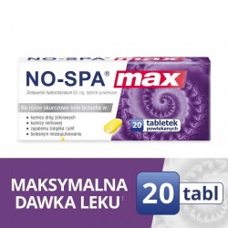 No-Spa Max 0,08 g, 20 tabletek