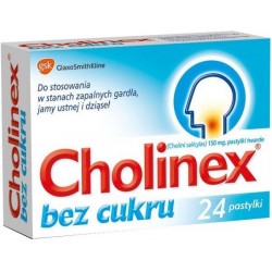 Cholinex bez cukru 0,15 g,...