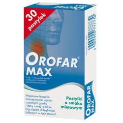 Orofar Max 2mg+1mg, 30...