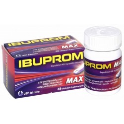 Ibuprom Max 0,4 g, 48 tabletek