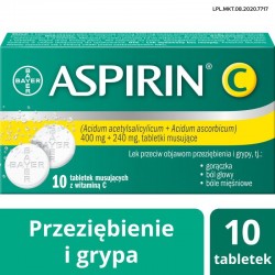 ASPIRIN C, 10 Tabletek