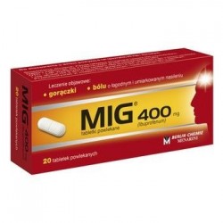 MIG 400 mg, ibuprofenum, 20...