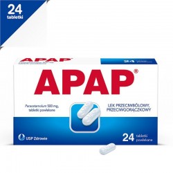 Apap 0,5 g, 24 tabletki