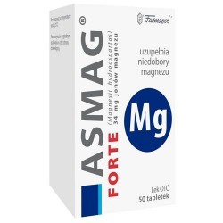 Asmag forte 0,034 g Mg2+,...