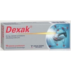 Dexak 0,025 g, 10 tabletek