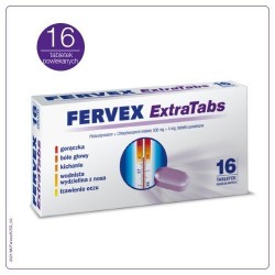 Fervex Extra Tabs, 16 tabletek