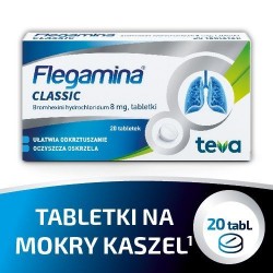 Flegamina 8 mg, 20 tabletek