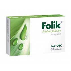 Folik 0,4 mg, 30 tabletek