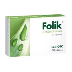 Folik 0,4 mg, 60 tabletek