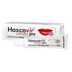 Hascovir pro żel 0,05 g/g, 3 g