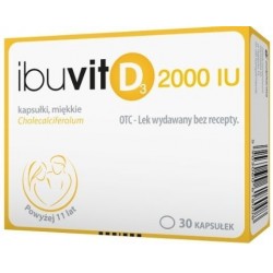 Ibuvit D3 2000 IU, 30 kapsułek