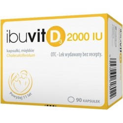 Ibuvit D3 2000 IU, 90 kapsułek