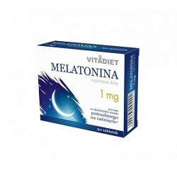 Melatonina 1 mg, 90 tabletek