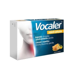 VOCALER miód cytryna, 24 sztuk