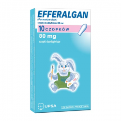 Efferalgan, 80 mg, czopki...