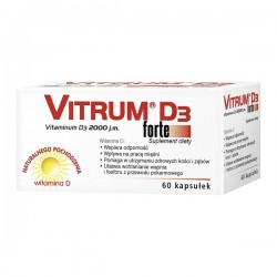 Vitrum D3 forte 60 kapsułek