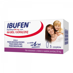 Ibufen, 200 mg, czopki, 5...