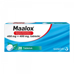 Maalox, 400 mg+400 mg,...