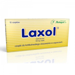 Laxol, 100 mg, 12 czopków...